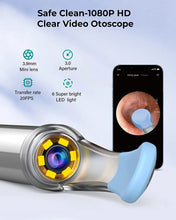 Load image into Gallery viewer, 2023 New R1 Wireless Visual Silicone Ear Spoon Safe Endoscope Earpick with 1080P FHD Camera Otoscope Ear Cleaner For Kids Adults
