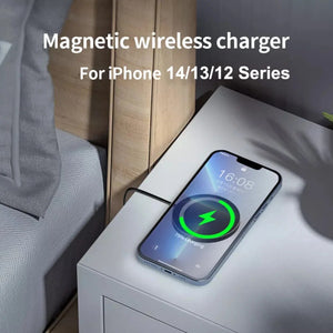 120W Magnetic Wireless Charger Pad Stand For MagSafe iPhone 12 13 14 Pro Max Samsung Xiaomi Mobile Phone Fast Charging