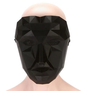 Korean Cosplay TV Disguise Mask Square Circle Triangle full face mask for HALLOWEEN Party Role Play Outfit