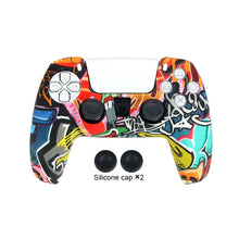 Load image into Gallery viewer, DATA FROG Camo Protective Skin Cover For SONY Playstation 5 Silicone Case Grip for PS5 Controller Accessories
