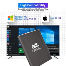 Load image into Gallery viewer, LZAKMR NEW Portable Game Hard Drive Disk 500G 120000+ Games Batocera 33 System Plug and Play For PS1/PSP/SS/DC/MAME/ARCADE/NAOMI
