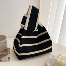 Load image into Gallery viewer, Handmade Knitted Women’s Small Handbag – Casual Mini Tote Wrist Bag
