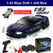 Load image into Gallery viewer, 1/64 4WD High-Speed Drift RC Car – Mini Remote Control Racing Toy for Kids &amp; Adults
