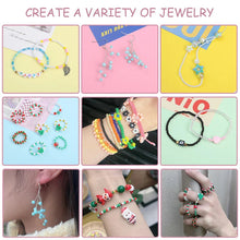 Load image into Gallery viewer, 5200Pcs Glass Rice Beads Jewelry Making Kit – 24-Grid Box for DIY Bracelets, Earrings &amp; Kandi Accessories | Handmade Craft Supplies Set
