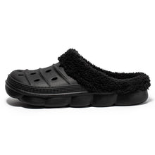 Load image into Gallery viewer, Waterproof cotton slippers for men winter 2024 new cashmere thickened warm waterproof non-slip indoor shoes
