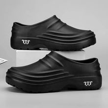 Load image into Gallery viewer, Summer Chef Shoes Anti Slip and Oil Proof Work Shoes Lazy Slippers Casual Trendy Slipper One Step Fashion Garden Shoes For Beach
