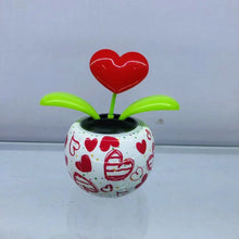 Load image into Gallery viewer, Solar Automatic Swing Solar Flower Car Ornaments
