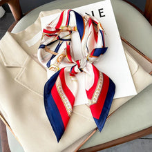 Load image into Gallery viewer, Luxury Silk-Feel Square Scarf – Satin Shawl, Hijab, Hair Wrap for Women
