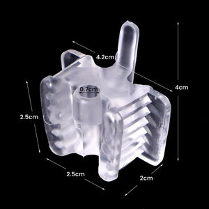 5pc Dental Silicone Bite Block with Saliva Ejector Hole Mouth Opener Occlusal Pad Cheek Retractor Autoclavable Oral Care Tools