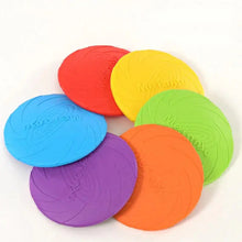 Load image into Gallery viewer, Bite-Resistant Dog Flying Disc Toy – Durable Plastic Frisbee for Outdoor Play &amp; Puppy Training
