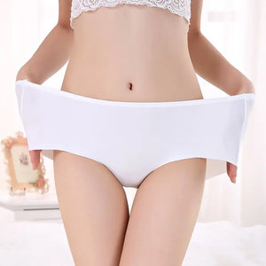 Women's Briefs Stretching Boyshort Plus Size XXXL High Waist Underwear Female Sexy Ultra-Thin Panties Seamless Pants Fashion New
