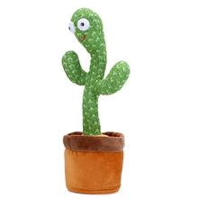 Load image into Gallery viewer, 1pc Dancing Cactus Toy,Repeat Talking ,Song Speaker Wriggle Dancing Sing Talk, Plushie Stuffed ,Interaction and Decoration
