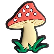 Load image into Gallery viewer, Cute Mushroom Shoe Charms Pin for Crocs Accessories Charms Clogs Bubble Slides Shoe DIY Shoe Decoration Kids Party Gifts
