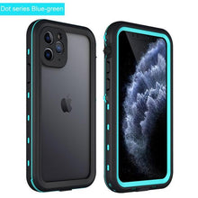 Load image into Gallery viewer, Waterproof Case For iPhone 14 13 12 11 Pro Max 14Plus 12Pro Durable Water Proof Cover Sport 360 Protect iPhone12 Mini  Waterproof Case for iPhone Drop Resistant Iphone Clear Back
