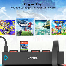 Load image into Gallery viewer, For Nintendo Switch OLED Game Switcher One-key Fast Switching Multi Gaming Card Reader 5M Wireless Control NS Accessories

