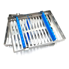 Load image into Gallery viewer, Dental Sterilization Rack Surgical Autoclavable Sterilization Box Dental Cassette File Burs Disinfection Tray Dentist Tools
