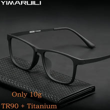 Load image into Gallery viewer, YIMARUILI Men's Square Glasses – Ultra-Light Titanium Optical Frames
