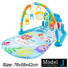Load image into Gallery viewer, Baby Fitness Play Gym with Music &amp; Piano Mat
