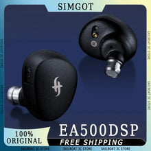 Load image into Gallery viewer, SIMGOT EA500 DSP Wired Earphones With Mic Dual-Magnetic-Circuit Dual-Cavity HiFi Stereo Music Headphone Custom Gaming Earbuds
