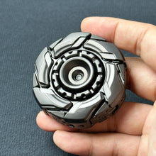 Load image into Gallery viewer, EDC Open Armor Metal Spinning Top – Magnetic Fidget Slider Toy for Adults | Stress Relief Spinner with Mecha Design &amp; Smooth Rotation
