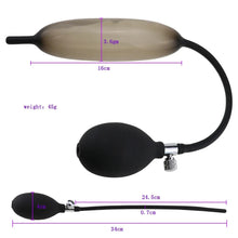 Load image into Gallery viewer, Urethra Catheter Dilator Inflatable Expandable Horse Eye Stick Silicone Penis Plug Male Masturbator Trainer Sex Toys For Men
