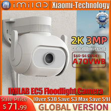 Load image into Gallery viewer, IMILAB EC5 Outdoor Wifi Camera Mi Home Security Video Surveillance Cam IP 2K Color Floodlight Night Vision Human Tracking Webcam
