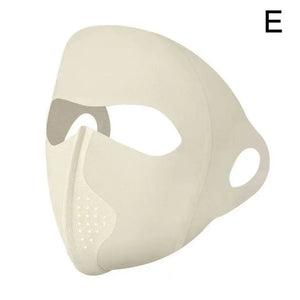 Full Face Sun Protection Mask - Men & Women's Cooling Ice Silk Riding Mask Veil For Beach, Running & Summer Outdoor Activities