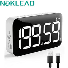 Load image into Gallery viewer, NOKLEAD Kitchen Timer Rechargeable Digital Timer Large LED Magnetic Countdown Timer Cooking Shower Study Fitness Stopwatch Timer
