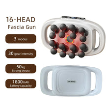 Load image into Gallery viewer, High-Power 16 Head Percussion Massage Gun - 48kg Deep Tissue Relief for Athletes &amp; Fitness Enthusiasts Body Massager
