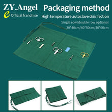 Load image into Gallery viewer, Medical instrument bag cloth double-layer single row double row surgical tool sterilization bag storage bag  disinfection  tool
