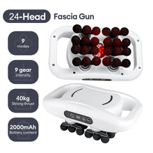 Load image into Gallery viewer, 22-Head Fascia Gun High-Frequency Vibration Body Massage Gun Back and Waist Massager Neck Shoulder Massager Muscle masajeador
