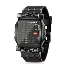 Load image into Gallery viewer, LED Watch Men Fashion Creative Crab Type Electronic Watch Luminous Binary Gift Business Style Cool Waterproof Multi Function
