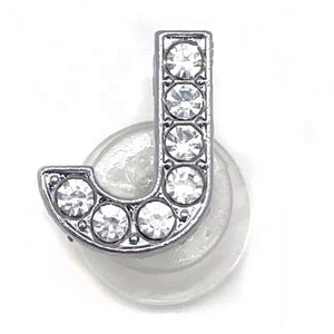 1pcs Metal Shoes Charms Accessories Garden Rhinestones Letters Shoe Decorations Diy Charm For Crocs Pins Chain X-mas Women Gifts