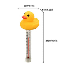 Load image into Gallery viewer, Swimming Pool Floating Thermometer Spa Hot Tub Fish Ponds Temperature Meter PVC Cartoon Thermometer For Outdoor Swimming Pools
