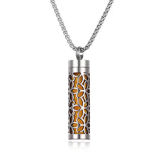Load image into Gallery viewer, Stainless Steel Aromatherapy Necklace – Oil Diffuser Pendant
