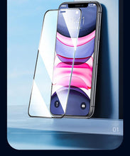 Load image into Gallery viewer, 80D Full Protective Glass For iphone 6 7 8 Plus X Xr Xs Max SE Tempered Screen Protector iPhone 11 12 13 Pro Max Mini Glass Film  Screen Protector with Full-Coverage, Easy Installation Frame
