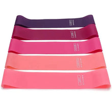 Load image into Gallery viewer, Portable Resistance Bands Set – 5 Level Workout Bands for Strength
