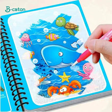 Load image into Gallery viewer, Watercolor Painting Magic Book Reusable for Children Animal Cartoon Painting Book Suitable for Children's Education and Learning
