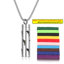 Load image into Gallery viewer, Stainless Steel Aromatherapy Necklace – Oil Diffuser Pendant
