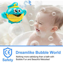 Load image into Gallery viewer, Baby Bath Toys Bubble Machine Crabs Frog Music Kids Bath Toy Bathtub Soap Automatic Bubble Maker Baby Bathroom Toy for Children
