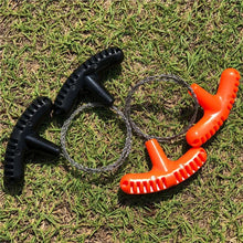 Load image into Gallery viewer, Portable Stainless Steel Wire Saw with Finger Handle Outdoor Camping Hiking Pocket Manual Cutting Chain Saws Survive Tool
