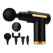 Load image into Gallery viewer, Portable digital fascia gun, convenient electric massager, LED display screen with six adjustable levels,silent and long-lasting
