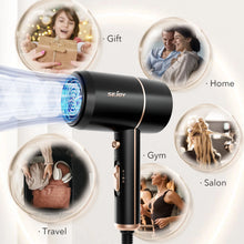 Load image into Gallery viewer, Sejoy 1800W Electric Hair Dryer 110v Hair Dryer Personal Hair Care Styling Negative Ion Tool Constant Anion Hair Dryers
