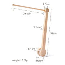 Load image into Gallery viewer, Wooden Baby Rattle Crib Mobile Holder for Newborns
