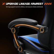 Load image into Gallery viewer, JHK Ergonomic Racing Gaming Chair Adjustable Swivel PU Leather with Headrest and Lumbar Support For Office Computer Living Room
