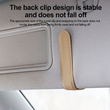 Load image into Gallery viewer, Universal Car Sunglasses Clip Card Ticket Holder Stand Fastener Pen Case Eyeglasses Sun Visor Car Accessories
