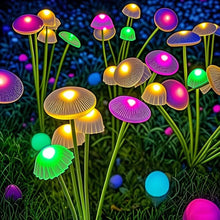Load image into Gallery viewer, 6LED Solar Jellyfish Mushroom Lights – LED Garden &amp; Lawn Solar Plug Lights
