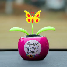 Load image into Gallery viewer, Solar Automatic Swing Solar Flower Car Ornaments
