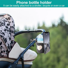 Load image into Gallery viewer, Stroller Cup &amp; Phone Holder 2-in-1 Pram Pushchair Bottle Accessory
