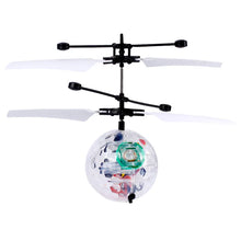 Load image into Gallery viewer, Colorful Mini Drone Shinning LED RC drone Flying Ball Helicopter Light Crystal Ball Induction Dron Quadcopter Aircraft Kids Toys
